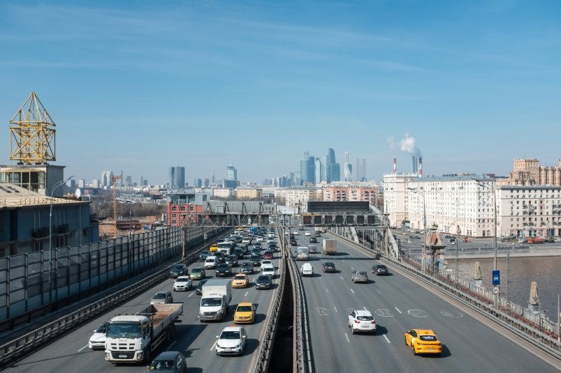Дороги в Москве unsplash.com