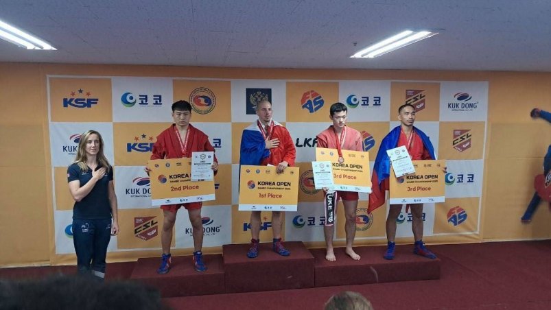 Этигэл Данзанов завоевал "серебро" на чемпионате в Южной Корее Минспорт Бурятии
