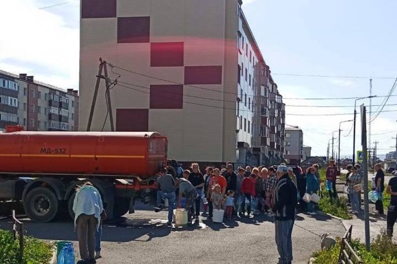 Подвоз воды в Поронайске МЦУ Поронайского района