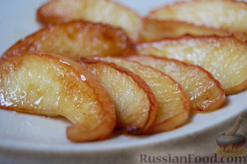 Великолепные жареные яблоки russianfood.com