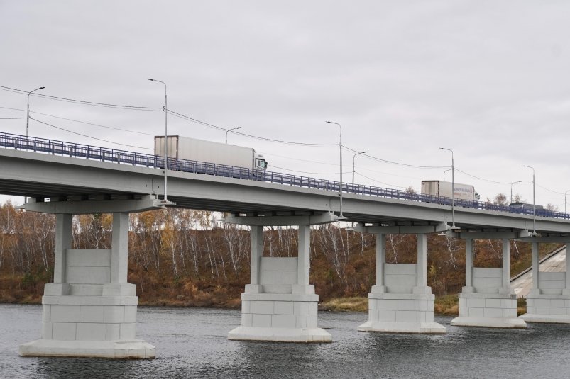 В Усольском районе открыли движение по мосту через реку Белую Пресс-служба Упрдор "Прибайкалье"