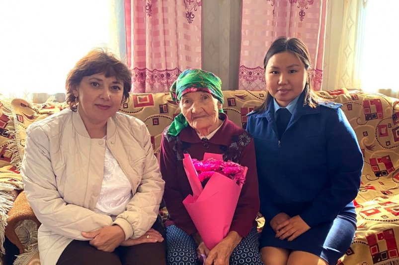92-летняя забайкалка пресс-службы прокуратуры Забайкалья