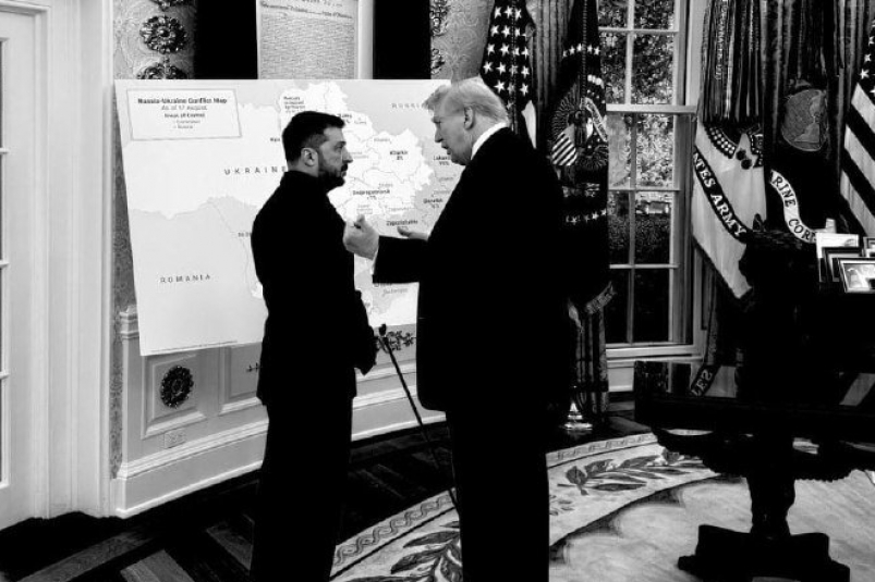О "Томагавках" Зеленский просил на встрече с Трампом в Вашингтоне Белый дом США