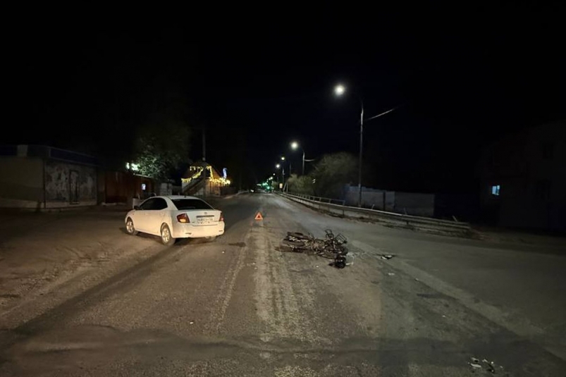 Водитель "Тойоты" сбил мотоцикл с подростками ГИБДД по Бурятии
