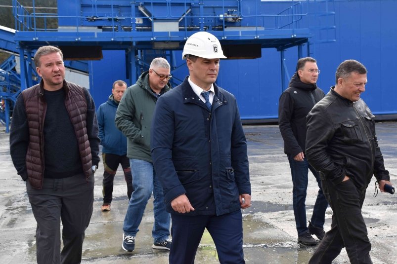 Осмотр полигона пресс-служба министерства ЖКХ Сахалинской области