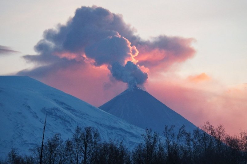 Ключевской вулкан. Архивное фото Елена Поддубная ИА KamchatkaMedia