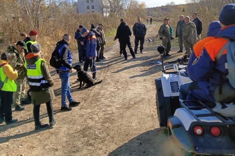 Поисковая операция в поселке Вулканный ПСО "Доброволец"