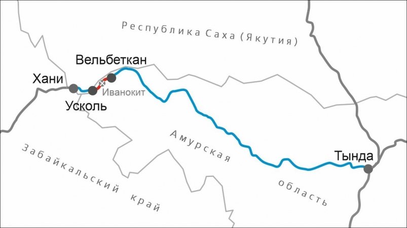 Участок Усколь - Вельбеткан пролегает вдоль русла реки Хани пресс-служба Забайкальской железной дороги