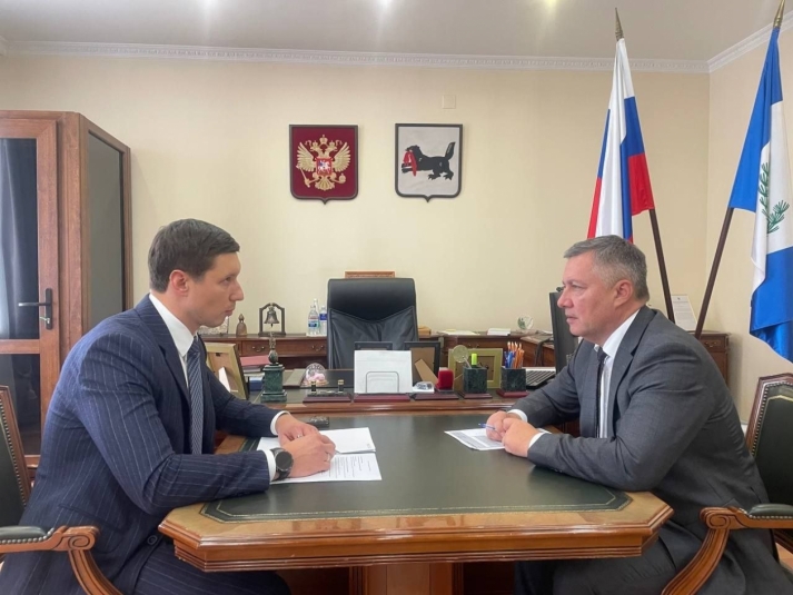Глава Приангарья и управляющий директор ВЭБ.РФ обсудили развитие бывшего БЦБК тг-канал (18+) #кобзевнасвязи