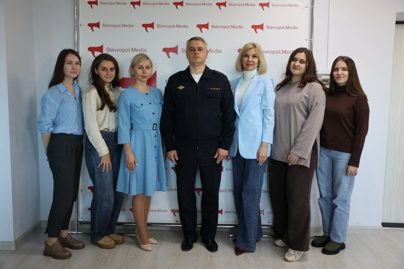 Начальник отдела пропаганды ГАИ края посетил редакцию ИА Stavropol.Media Вероника Кизима, ИА Stavropol.Media