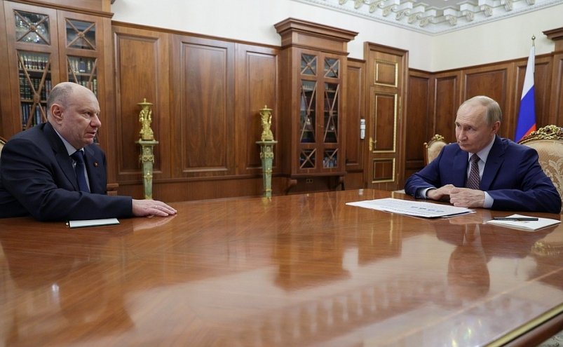 Встреча Путина и Потанина сайт Кремля