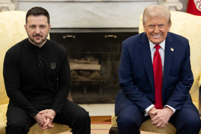 Лидеры США и Украины Дональд Трамп и Владимир Зеленский Пресс-служба Белого дома