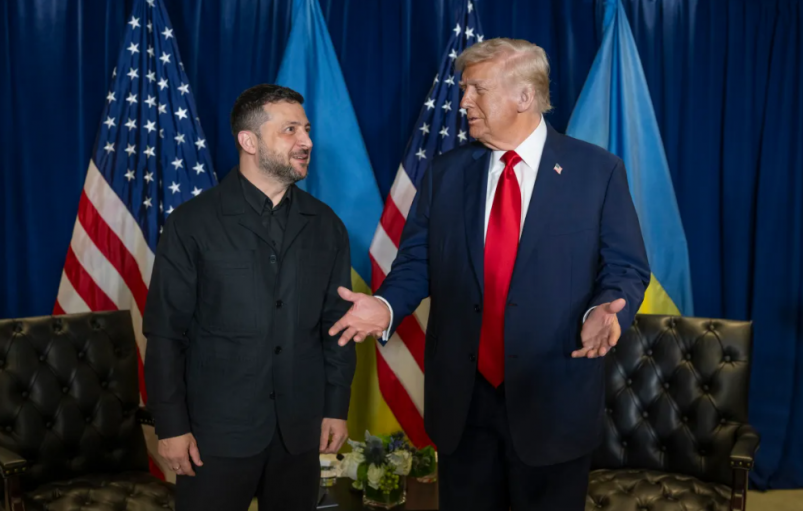 Лидеры США и Украины Дональд Трамп и Владимир Зеленский Пресс-служба Белого дома