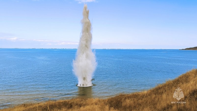 В Крыму уничтожили 26 боеприпасов МЧС Крыма