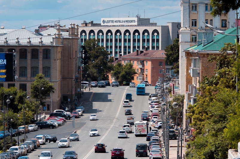 Улица Суханова, отель Лотте Илья Аверьянов, ИА PrimaMedia