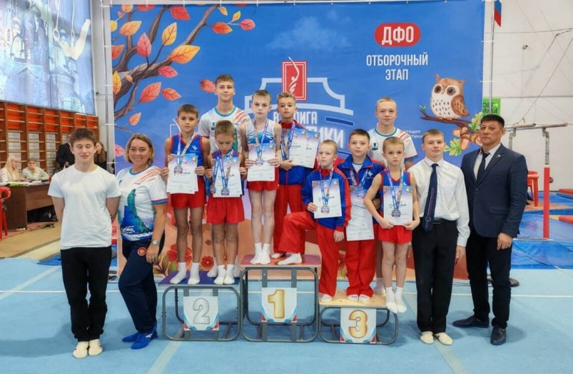 Сахалинские спортсмены взяли золото на первенстве ДФО по гимнастике пресс-служба министерства спорта Сахалинской области