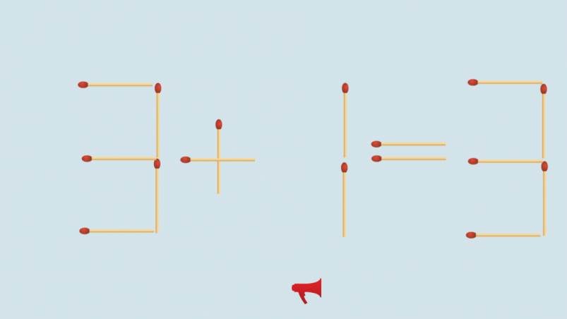 Этот пример из спичек пристыдил даже академиков - а вы не опозоритесь? ИА StolicaMedia