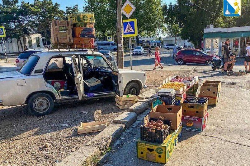 Незаконная торговая точка Пресс-служба правительства Севастополя