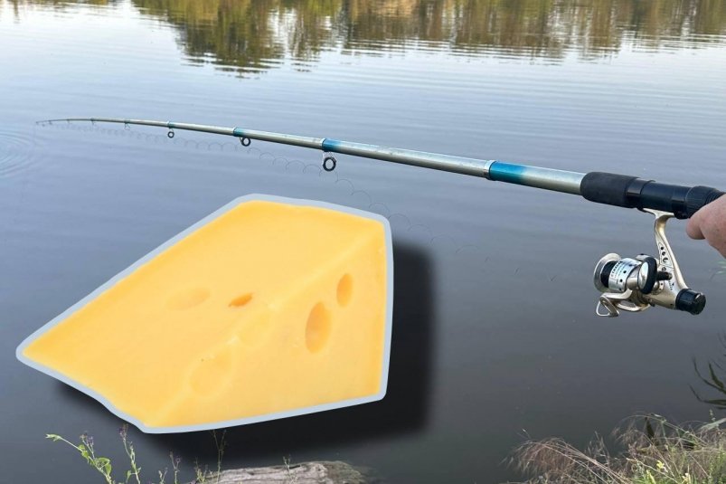 Сыр - не для мышей: крепим на крючок и ловим рыбу по 5 кг - превосходит червя ИА Stavropol.Media и pxhere.com