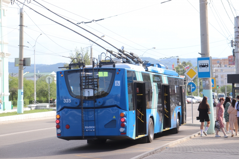 Троллейбус Анастасия Москалёва, ИА ChitaMedia Троллейбус Анастасия Москалёва, ИА ChitaMedia