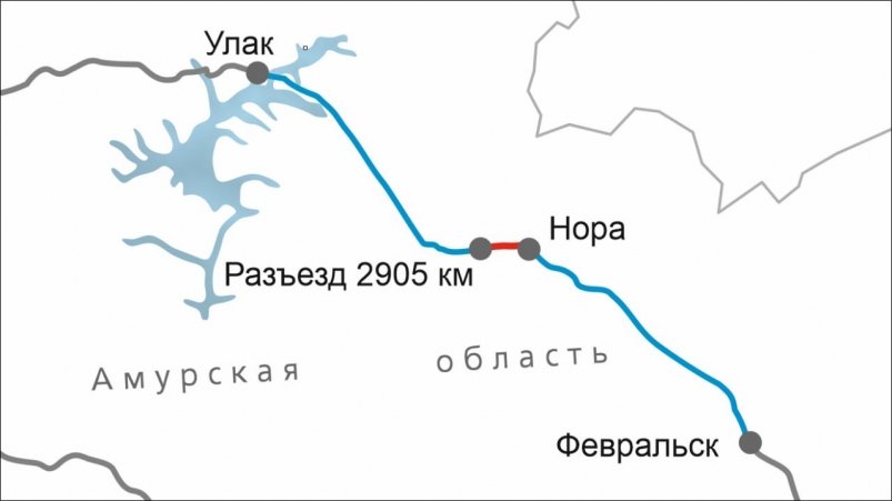 Обновленный перегон находится на ветке БАМа между Улаком и Февральском телеграм-канал "Телеграмма РЖД" (18+)