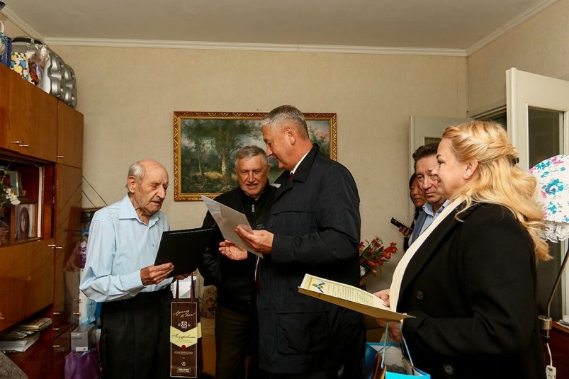 Участник ВОВ Георгий Ткач из Находки отметил 101-й день рождения пресс-служба администрации НГО
