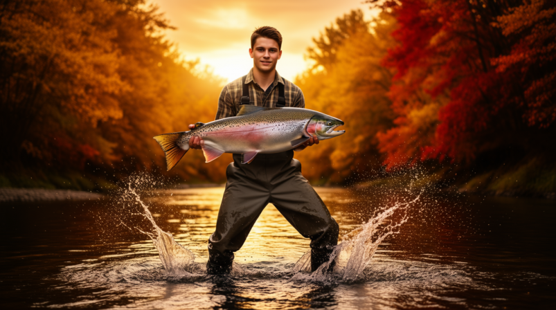 Почему поздней осенью рыбу лучше ловить не утром, а в обед - объясняем по часам ИИ Qwen (18+)