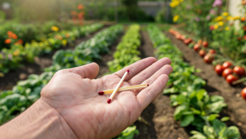 1 спичка в лунку - и клубника не болеет серой гнилью: плоды сочные и ароматные ИИ &quotGigaChat" (18+)