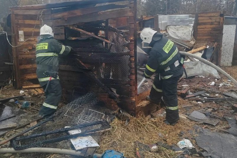 Хозпостройка сгорела в частном секторе Долинска пресс-служба ОКУ "ПСС Сахалинской области" Хозпостройка сгорела в частном секторе Долинска пресс-служба ОКУ "ПСС Сахалинской области"