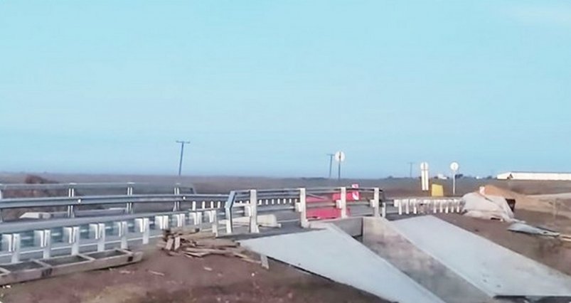 Мост на дороге Томашевка – Ермаково Соцсети администрации Джанкойского района Мост на дороге Томашевка – Ермаково Соцсети администрации Джанкойского района