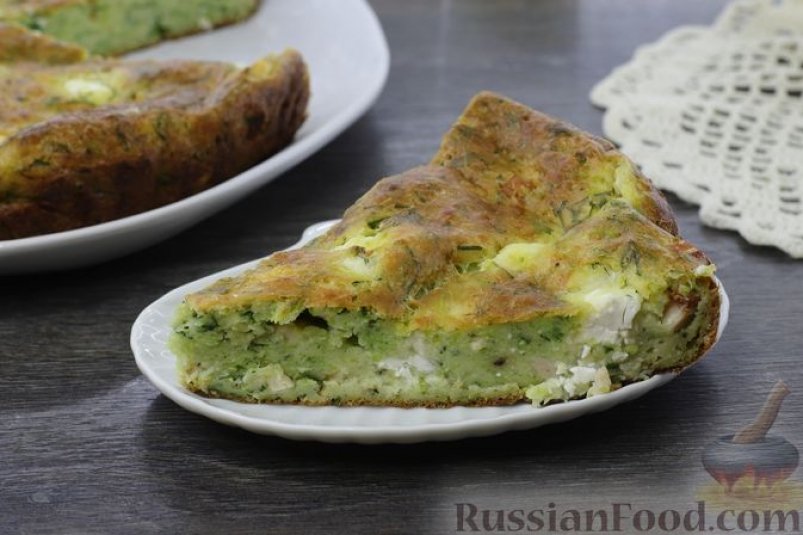 Кабачковая запеканка с копчёностями и сыром: сытная и легкая одновременно russianfood.com