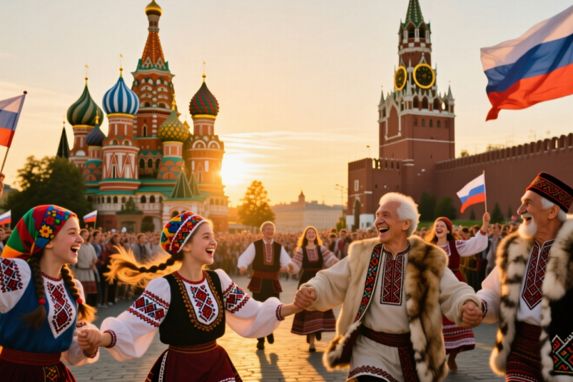 Только "свой человек" узнает 7 традиций народов России - ТЕСТ ко Дню народного единства ИИ Qwen (18+)