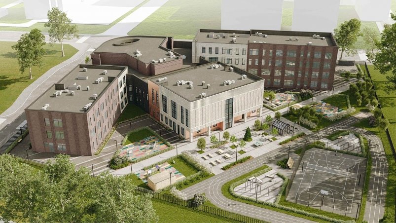 Школу и детсад с бассейном откроют в Метрогородке портал мэра и правительства Москвы