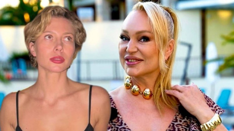 Юля Коваль и Алла Довлатова коллаж сгенерирован на основе соцсетей Юли Коваль и Аллы Довлатовой