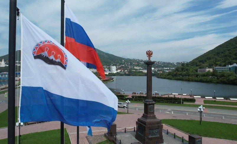 Стела в центре Петропавловска-Камчатского Администрация ПКГО