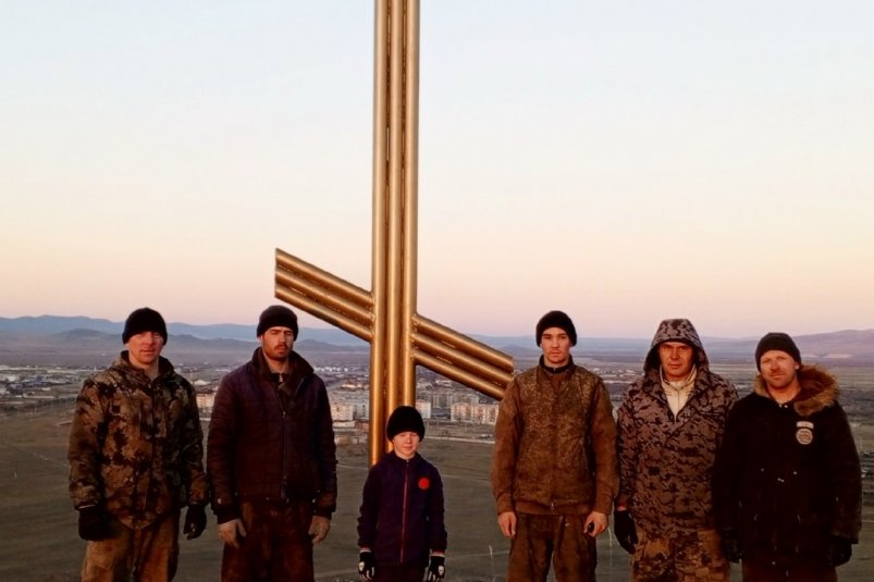 Крест на сопке у села Джида стал результатом совместных усилий верующих и местных жителей Районная газета "Джидинка"