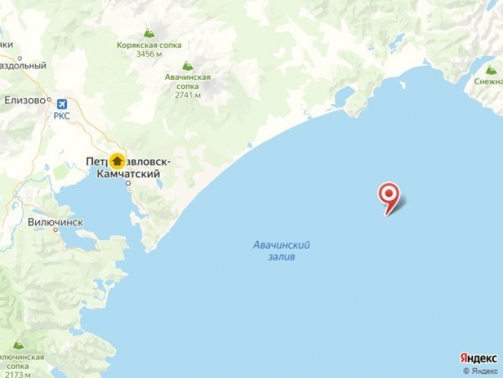 Карта сейсмособытия ФИЦ ЕГС РАН