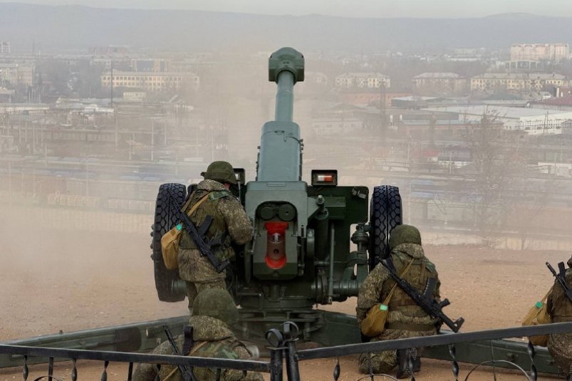 Выстрел из гаубицы правительства Забайкалья