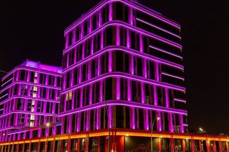 В индустриальном парке "Руднево" установили архитектурную подсветку https://www.mos.ru