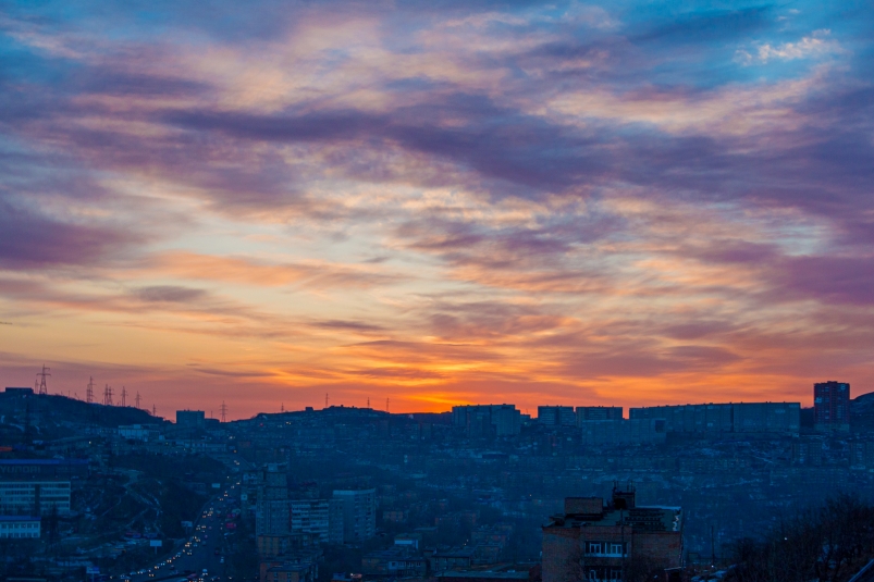 Владивосток. погода, рассвет, небо Мария Смитюк, ИА PrimaMedia