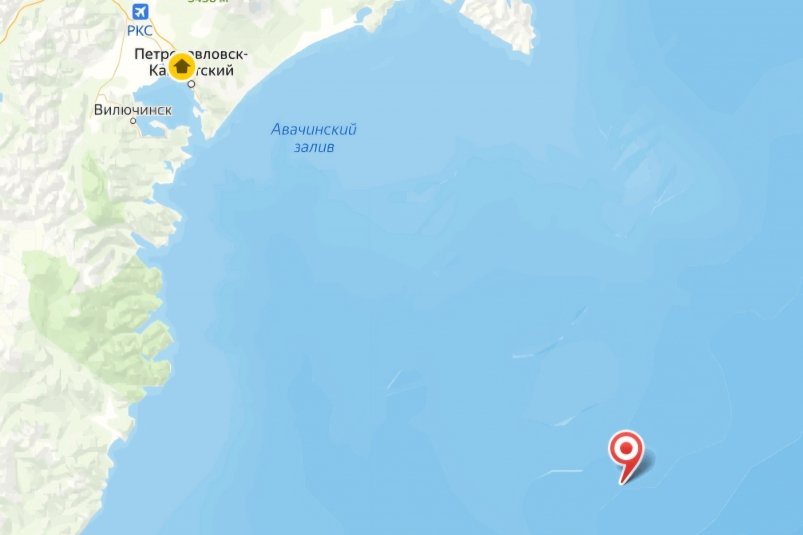 Карта сейсмособытия ФИЦ ЕГС РАН