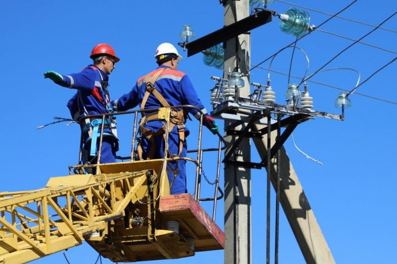 Ремонт ЛЭП Соцсети Крымэнергоинформ