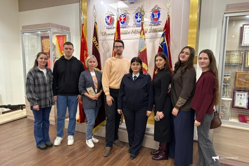 В жизнь полиции лицах и деталях окунулись журналисты Stavropol Media в музее истории МВД ИА Stavropol.Media