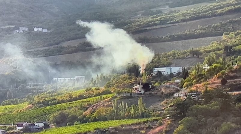 Кадр из видео Соцсети главы администрации Ялты Янины Павленко