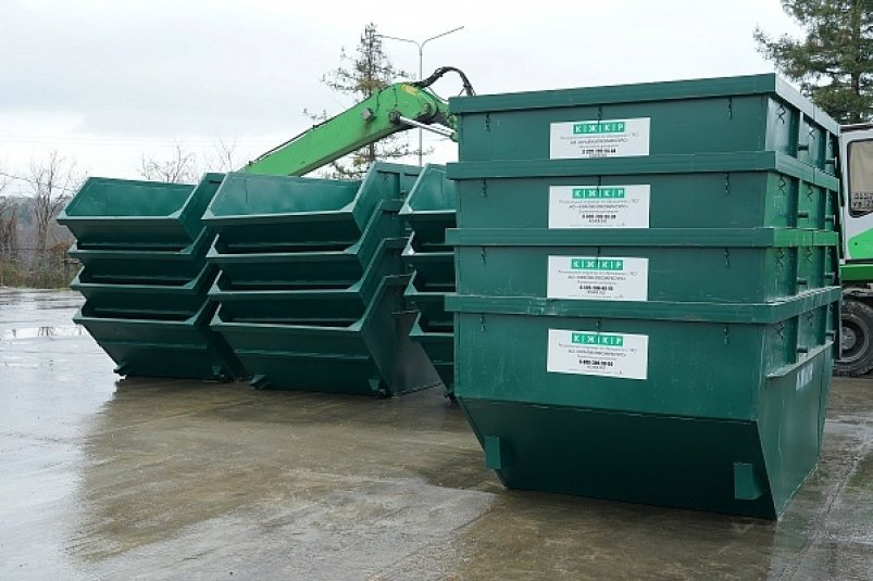 В Сочи установили 49 контейнеров для крупногабаритного мусора пресс-служба администрации Сочи