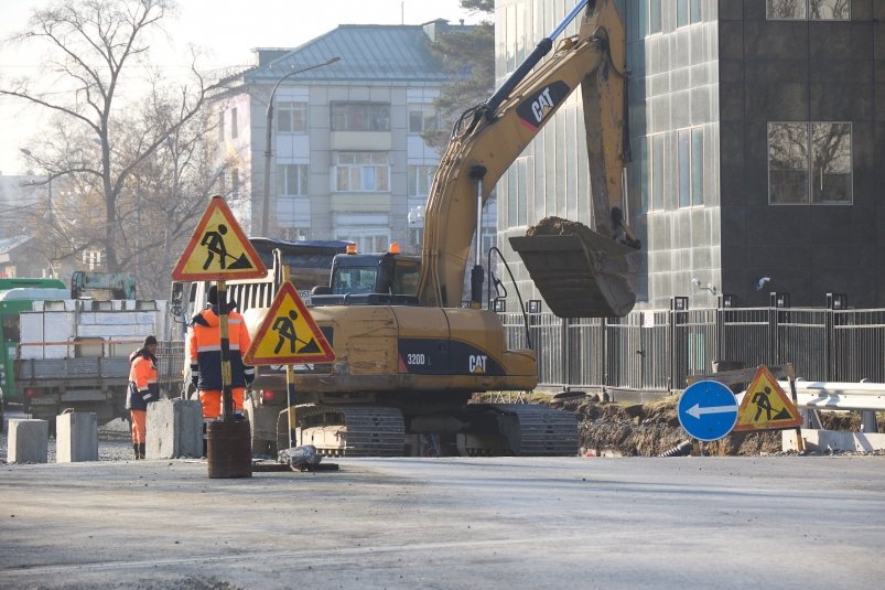 Капремонт проспекта Мира в Южно-Сахалинске пресс-служба администрации Южно-Сахалинска