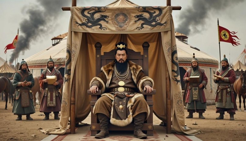 Секрет Чингисхана, как подчинить любого человека - всего 1 фраза сильнее любой армии ИИ Kandinsky (18+)