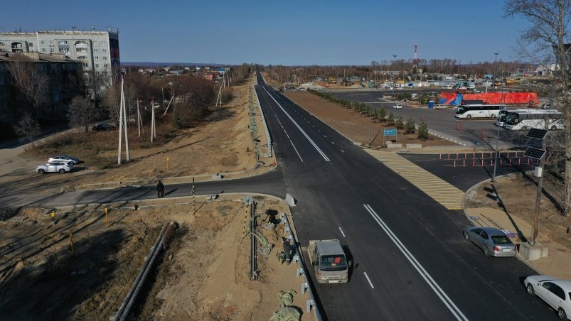Основные работы в поселке Аэропорт начались в апреле министерство транспорта и дорожного хозяйства Амурской области