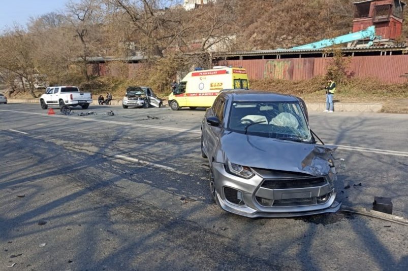 Водитель-рецидивист устроил ДТП во Владивосоке Пресс-служба УМВД России по Приморскому краю