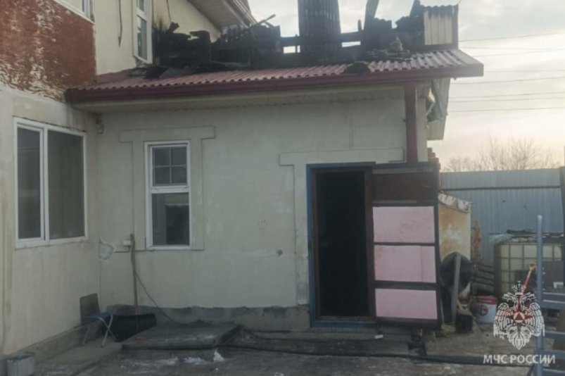 Пожар ГУ МЧС России по региону